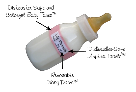 baby bottle labels